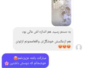 رضایت کفش عروس مدل گلناز